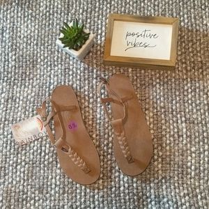Rainbow T-Street Sandals Brown